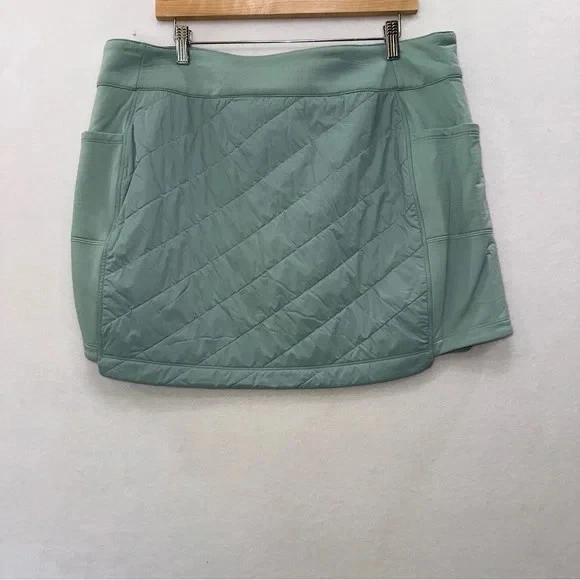 NUEVO CON ETIQUETAS SmartWool Mujer Smartloft Acolchado Falda Puffer Verde Ártico XL ($110) Foto 2 de 4