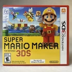 Super Mario Maker 3DS (Nintendo 3DS, 2016) CIB