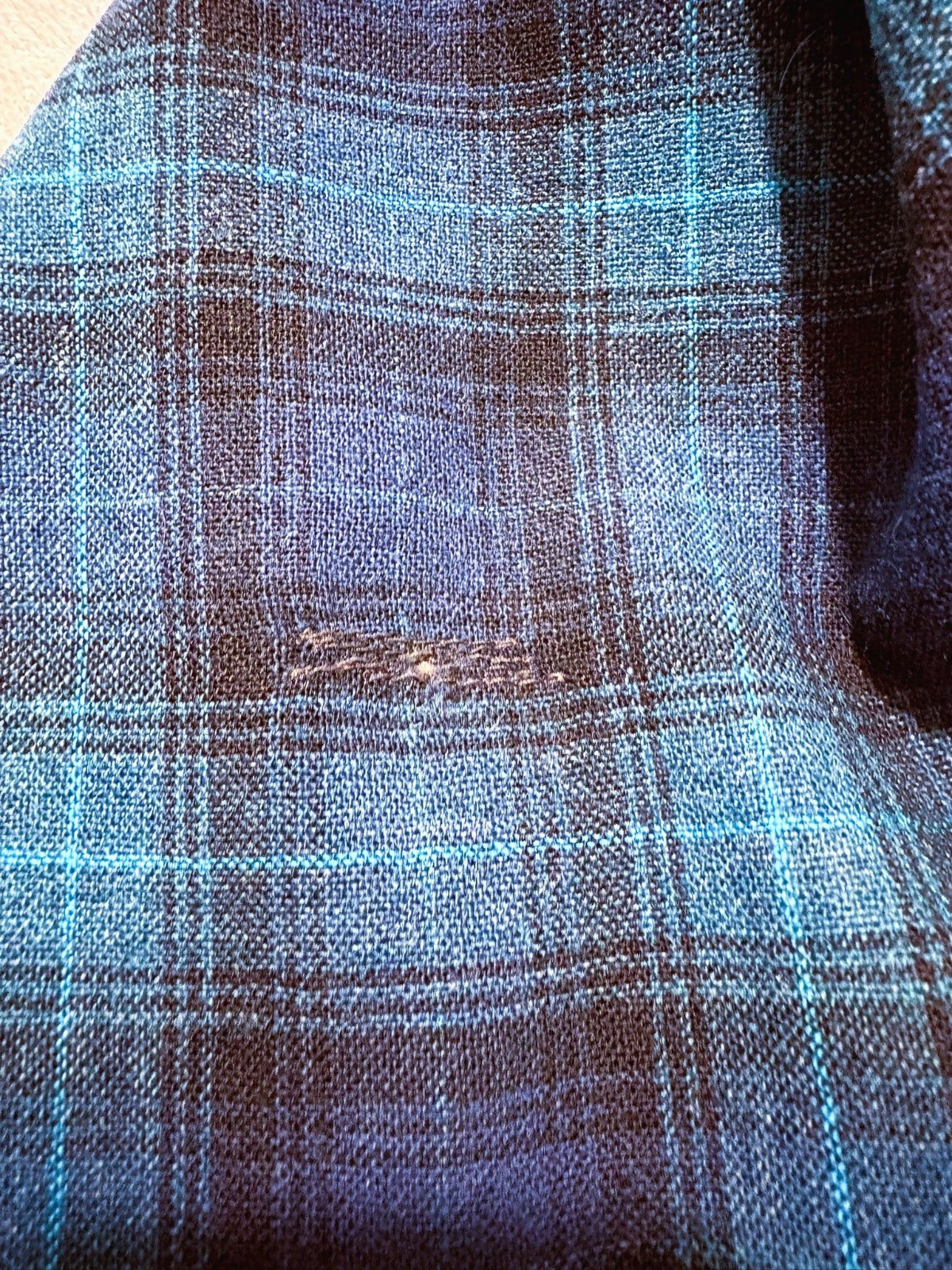 Vtg PENDLETON PLAID Button Down Short Sleeve Shir… - image 12