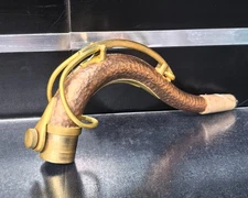 Eastern music Martin style unlacquer hand hammered copper tenor saxophone neck