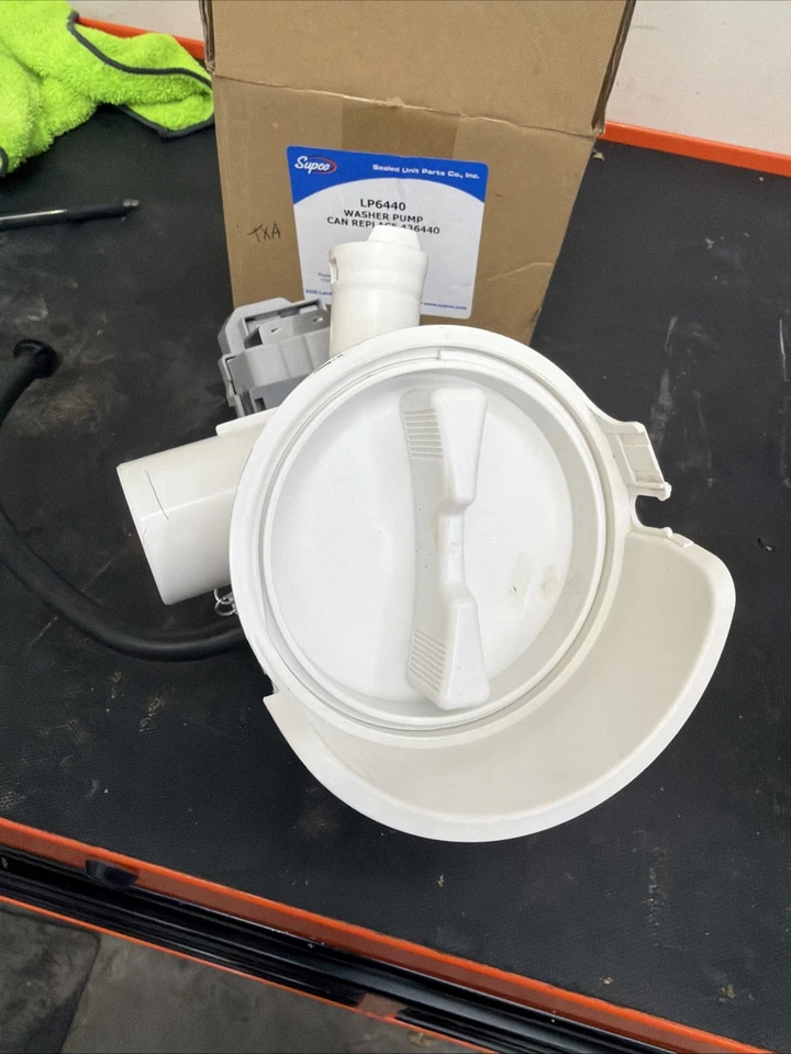 Bomba de drenaje de agua para lavadora Supco LP6440 para Bosch 00436440 - blanca Foto 3 de 4