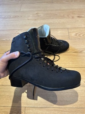 GRAF EDMONTON SPECIAL Figure Skates Black Men size UK 7