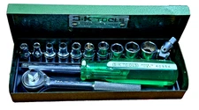 S&K Tools 4910 Ten Piece 1/4 " Drive Socket Set With Case & Original Carton