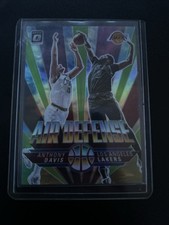 2021-22 Panini Donruss Optic - Air Defense Anthony Davis #2 Green Shock Prizm