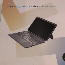 eIP iPad Magnetix Keyboard Bluetooth, Battery, Stand, Gray, iPad Pro M4 11" (20…