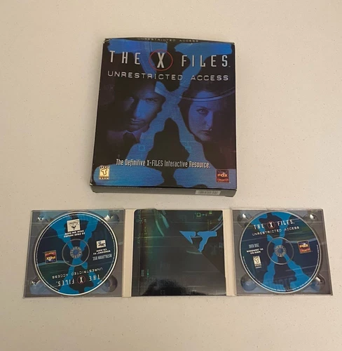 X Files Unrestricted Access (PC, 1998) Big Box CD Game