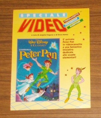 Seltene Werbung Walt Disney Classic PETER PAN - Auf Video 1993