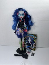 Monster High Sweet Screams Ghoulia Yelps Doll Diary Stand Glasses Purse