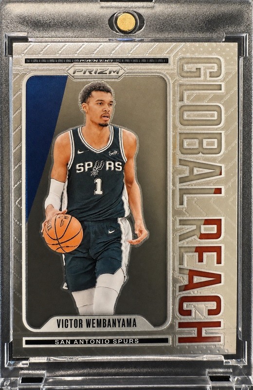 VICTOR WEMBANYAMA RARE PRIZM SILVER REFRACTOR INVESTMENT CARD PANINI INSERT MINT