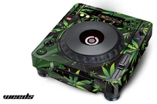 Skin Decal Sticker Wrap for Pioneer CDJ 800 MK2 Turntable Pro Audio Mixer WEED K