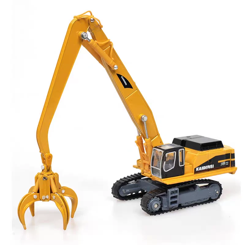 1:87 Grab & Magnet Attachment Crane Construction Equipment Diecast Model Truck - Image 3 of 4