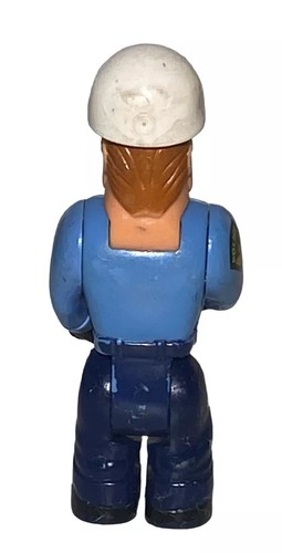 Vintage 1980 Fisher Price Husky Helpers Motorcycle Police Officer - Picture 3 of 11