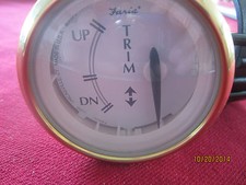 FARIA  Trim METER GAUGE -GOLD BEZEL P#GP 7640A