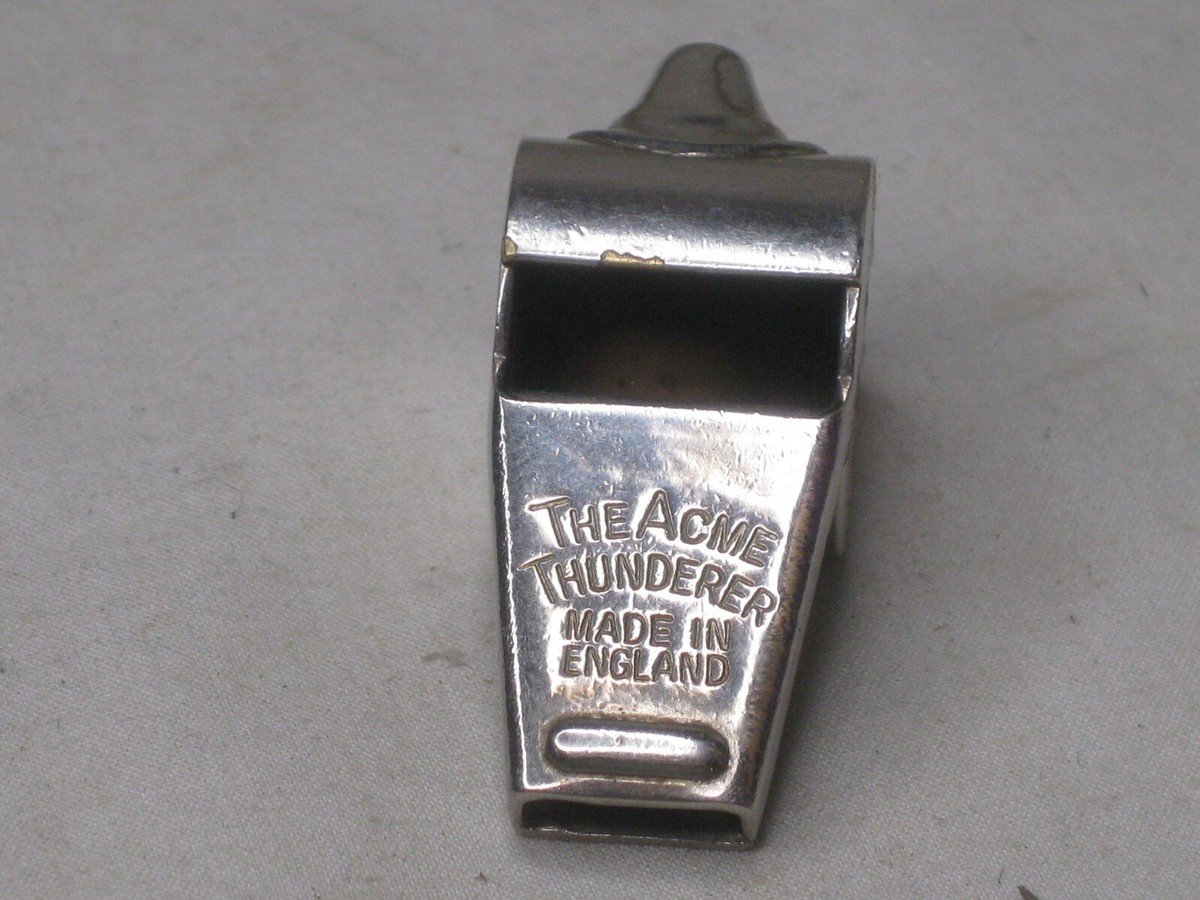 THE ACME THUNDERER ENGLAND METAL POLİS DÜDÜK - Antika ve Koleksiyon