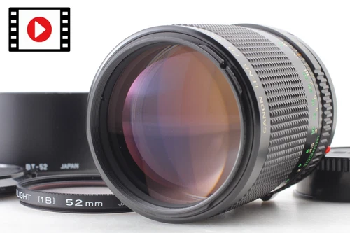 [MINT w/ Hood] Canon New FD NFD 100mm f/2 MF Telephoto Portrait Lens From JAPAN