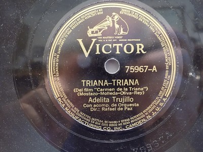 Adelita Trujillo Triana Triana La Muerte De Vargas Heredia 78 Rpm Ebay