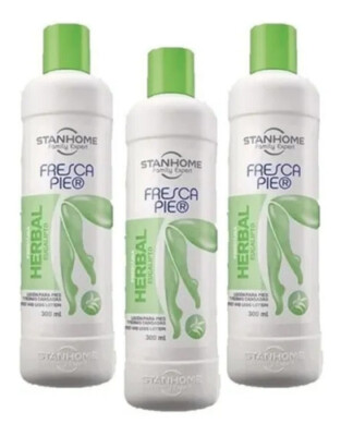 FRESCA PIE HERBAL EUCALIPTO 300ml. DESCANSO PARA PIES Y PIERNAS  SET DE 3 PIEZAS