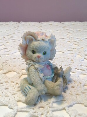 Calico Kitten Figurine  Love s Special Delivery  #628425 VTG 1992 Enesco C25/257