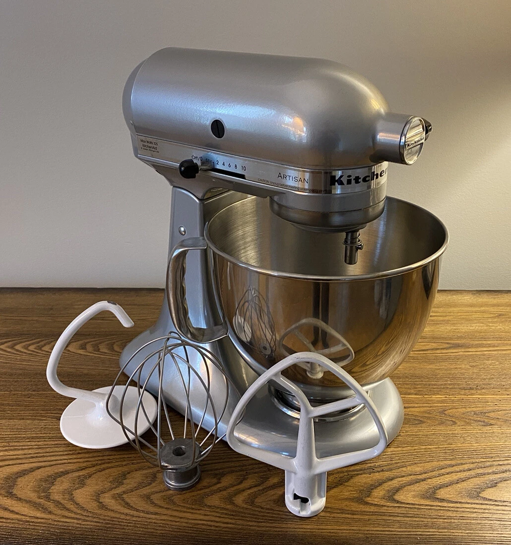 KitchenAid 325W Tilt-Head Stand Mixer Chrome | eBay