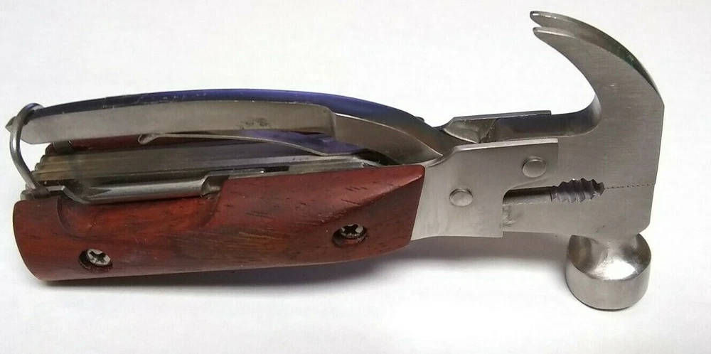 Multi Tool With Claw Hammer Knife Saw Screwdriver ETC for Camping Auto Survival