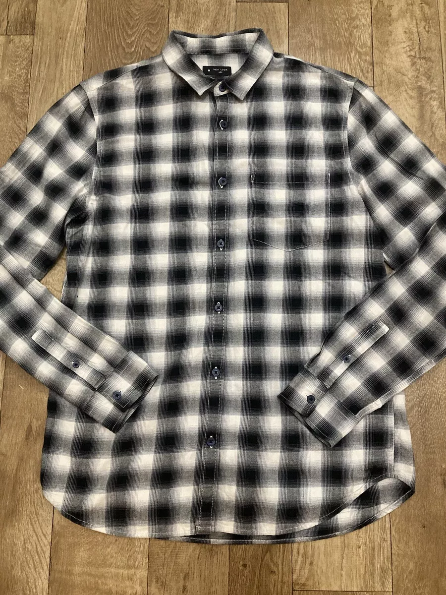 New look checkered shirt cheap