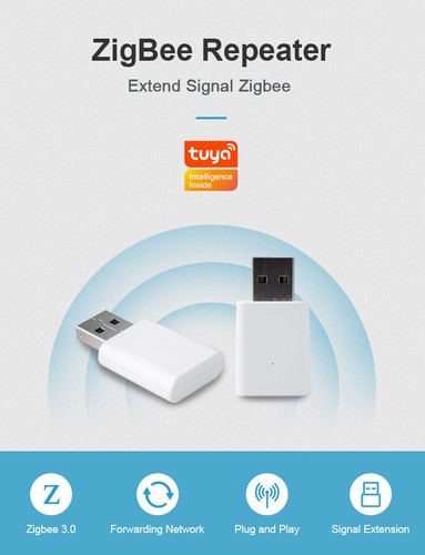 Tuya ZigBee 3.0 Mini Signalverstärker Repeater Signal Range Extender Smart Home - Afbeelding 5 van 8