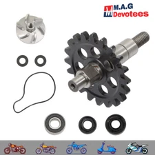 Water Pump Impeller Shaft Gear Kit Fit For 2001 2002 2003 - 2013 Yamaha YZ250F