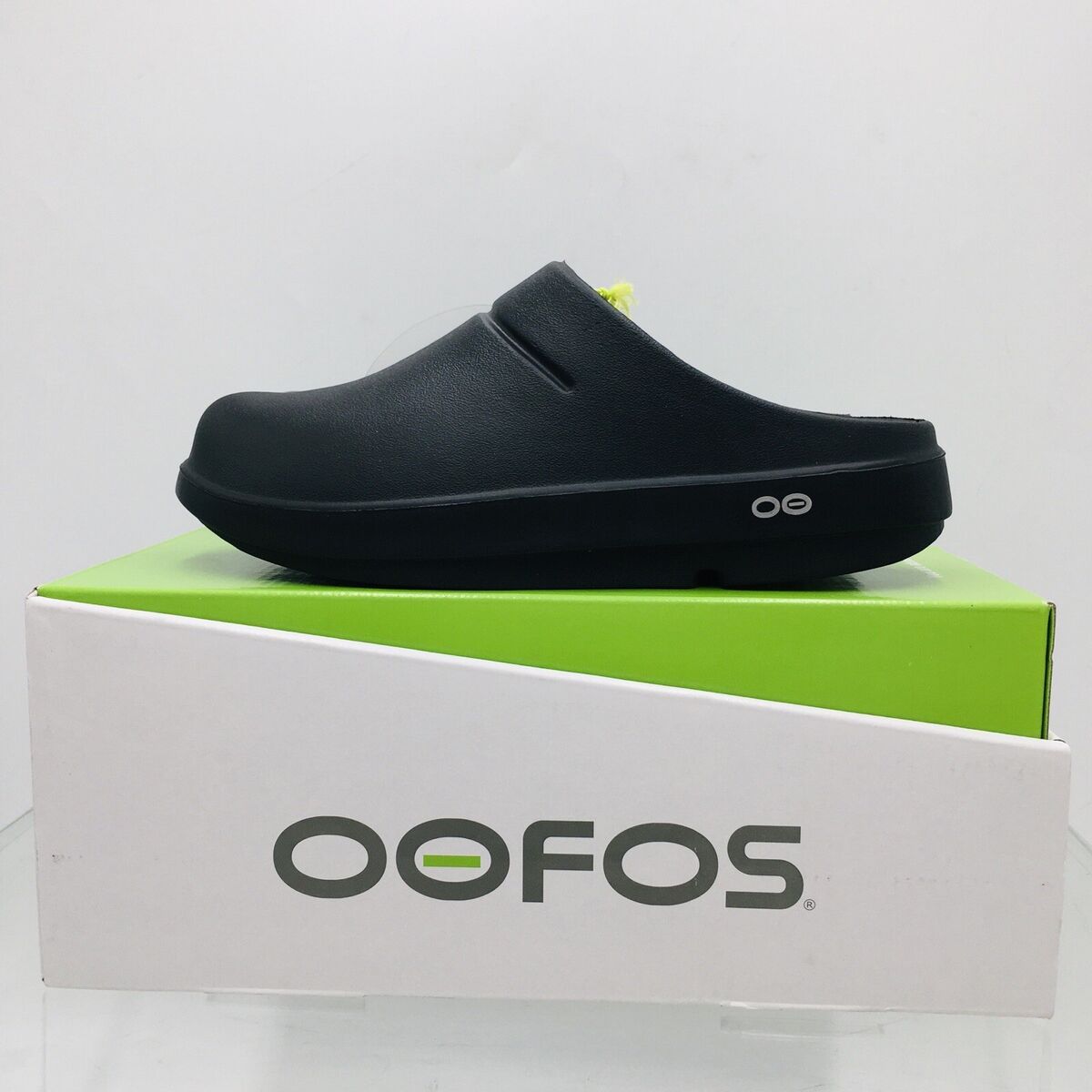 OOFOS OOCloog Recovery Clog Black Slip On Clogs Size Men 6 Women 8  848282001441