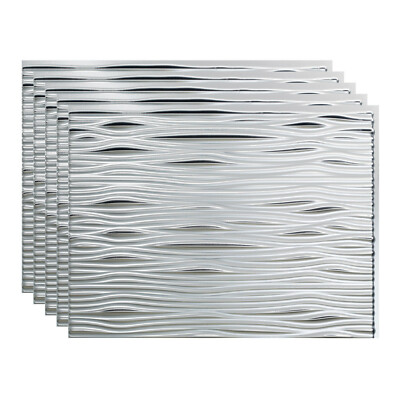 Fasade 18in x 24in Waves Backsplash Panel