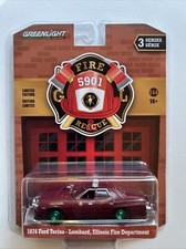 GREENLIGHT FIRE & RESCUE 1976 FORD TORINO LOMBARD ILLINOIS FIRE DEPARTMENT CHASE