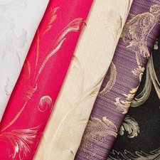 Damask Jacquard Brocade Vine Fabric 118" By the Yard MANY COLORS!
