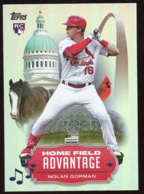 Nolan Gorman 2023 Topps Series Home field Advantage Rookie St