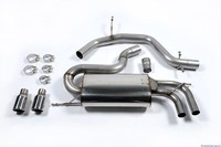 Milltek Auspuffanlage 70Mm 80Mm Jet Laut Audi A3 SchräGheck Front (8P) 2.0 200PS