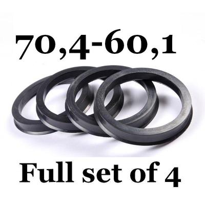 Set Of 4 Hub Centric Rings 70.0mm To 60.1mm - Fits Renault, Toyota, Suzuki & More