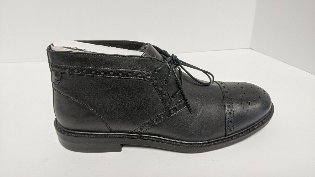 Dunham Gavin-Dun Chukka Boots, Black Leather, Men