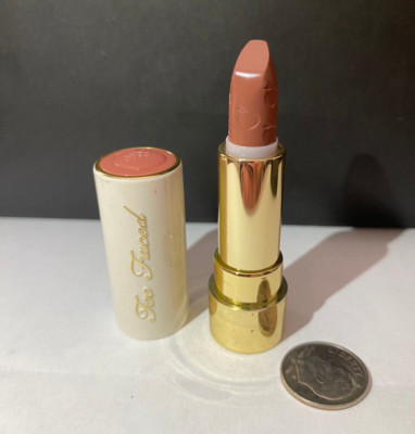 Too Faced SEX ON THE PEACH Moisture Matte Lipstick *MINI TRAVEL SIZE* 1g .03 oz