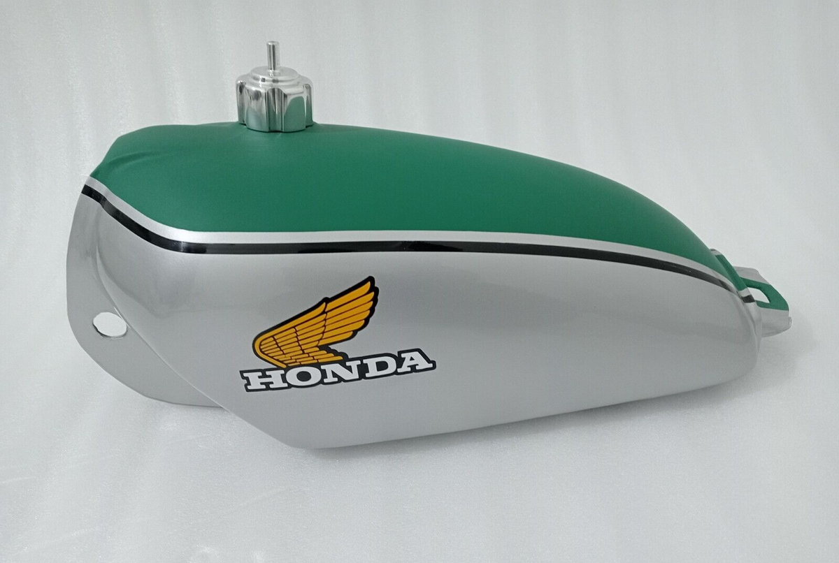 1974 Honda CR125 CR125M Elsinore Matt Green & Silver Fuel Petrol