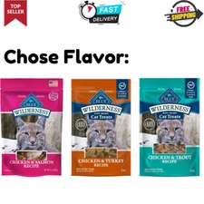 Blue Buffalo Wilderness Soft Cat Treats, Made with Natural Ingredients, 2-oz