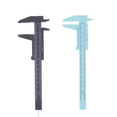 6 Inch 150mm Plastic Vernier Caliper Sliding Gauge Ruler Jewelry Measuring N JI