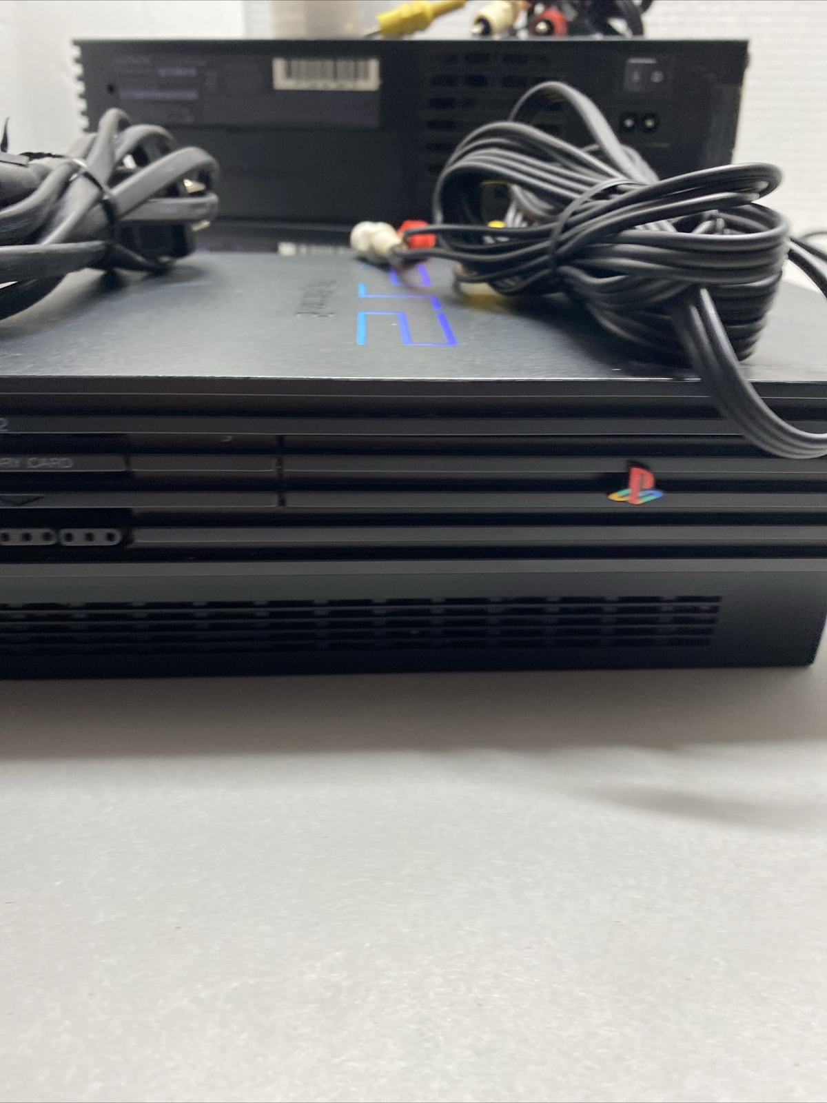 Sony PlayStation 2 PS2 Fat Console SCPH50001 With Cables Tested