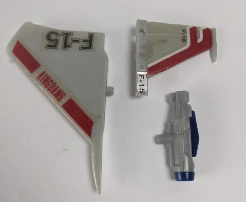1980's China KO Kingdam Diaclone Jet Robo F-15 Eagle Starscream Part Lot Wing