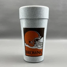 Vintage Cleveland Browns NFL Football Betras Plastics Travel Cup Tumbler 1995