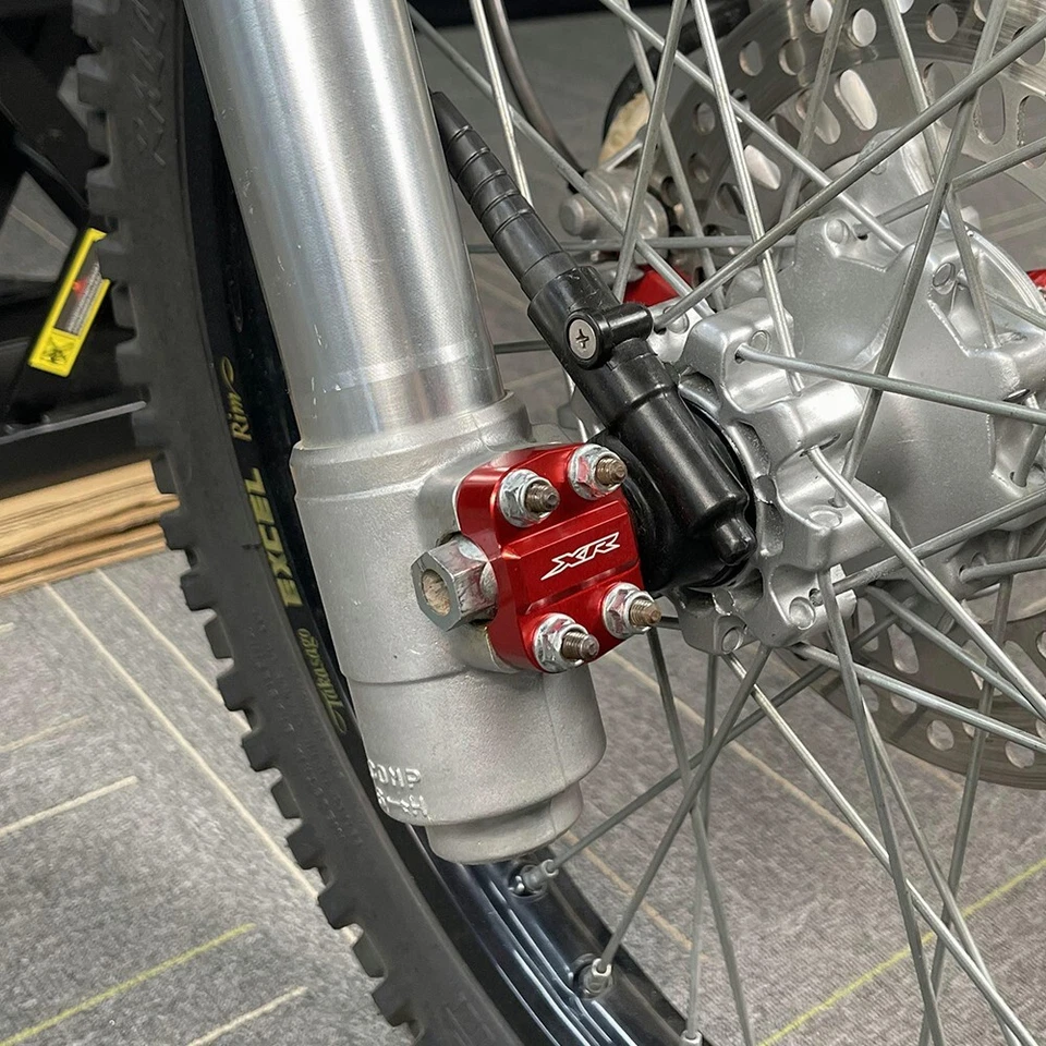 1 PÇ TAMPA DE BRAÇADEIRA SUPORTE DE EIXO DIANTEIRO PARA HONDA XR400R 1996-2004 XR650L 1993-2022 - Imagem 4 de 4