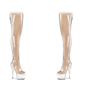 pleaser adore thigh high boots
