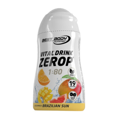 Vital Drink Zerop 48ml Flasche 19 Portionen Best Body Nutrition (83,13EUR/1L)