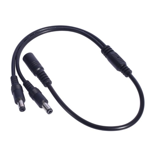 1Pack 5.5x2.1mm 1 to 2 Splitter Power Extension Cable for CCTV Cameras LED - Picture 10 of 10