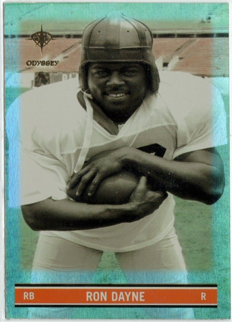 2000 Collector's Edge Odyssey Old School Ron Dayne Rookie Insert Card #OS18