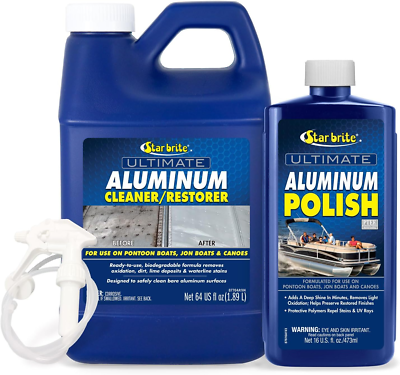 #ad Star brite Ultimate Aluminum Polish Ultimate Aluminum Cleaner Restorer w Sprayer $67.64