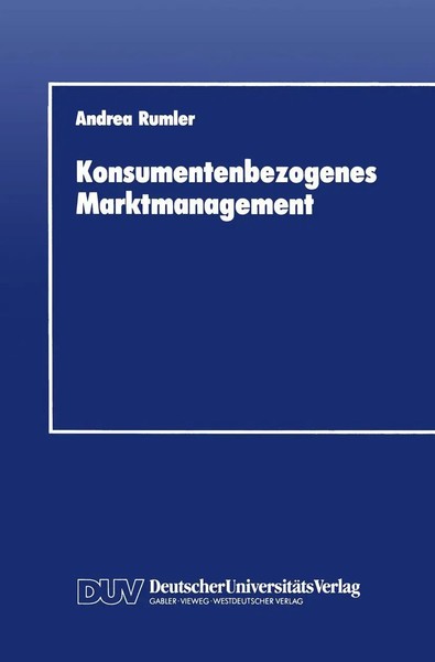 Andrea Rumler | Konsumentenbezogenes Marktmanagement | Taschenbuch | Deutsch-image