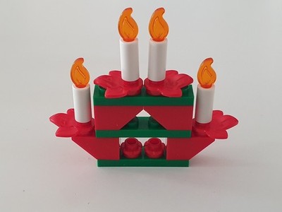 1x Lego Weihnachtsdeko/Advent Kerzen NEU MOC  37775 37762